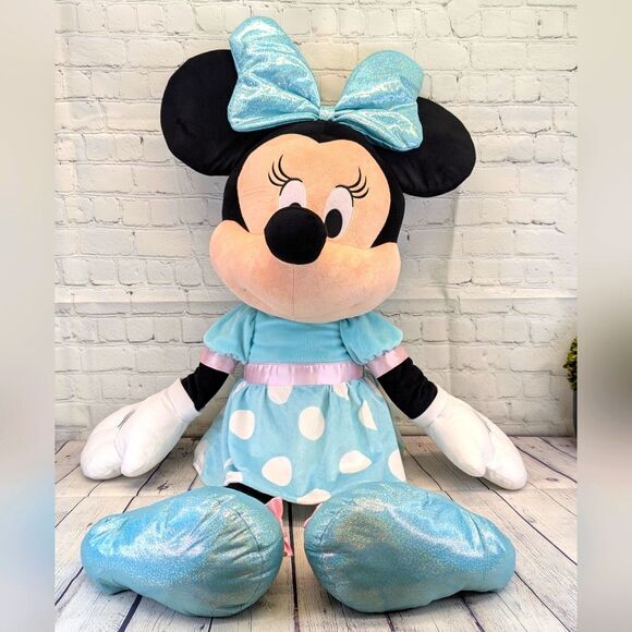 Disney Minnie Mouse 37" Jumbo Stuffed Animal Plush Toy - Picture 1 of 8